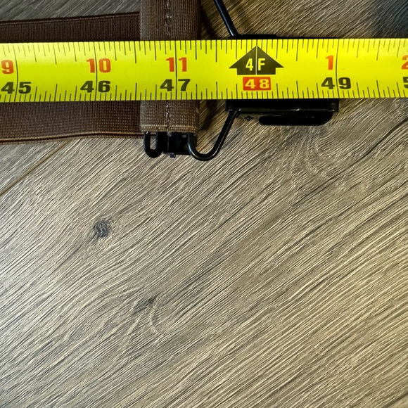 NWT Woodland Creek Brown Multicolored Horse Adult Suspenders Size 49 inches - Picture 4 of 14